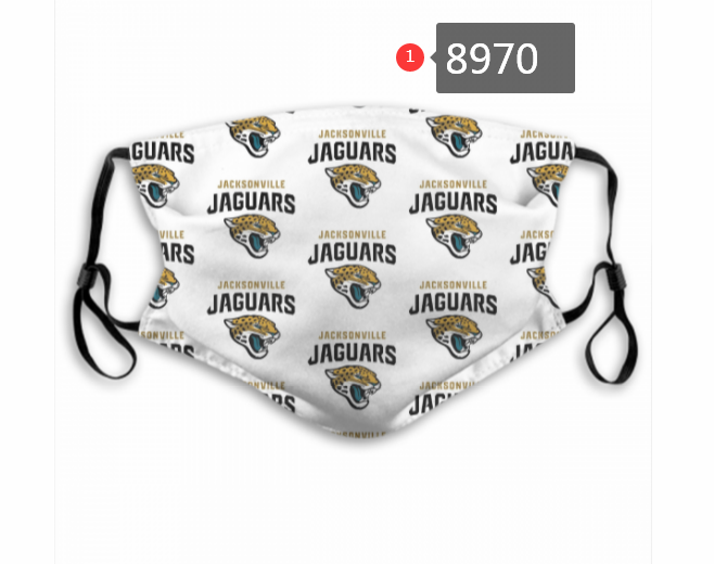 2020 NFL Jacksonville Jaguars #3 Dust mask with filter->nfl dust mask->Sports Accessory